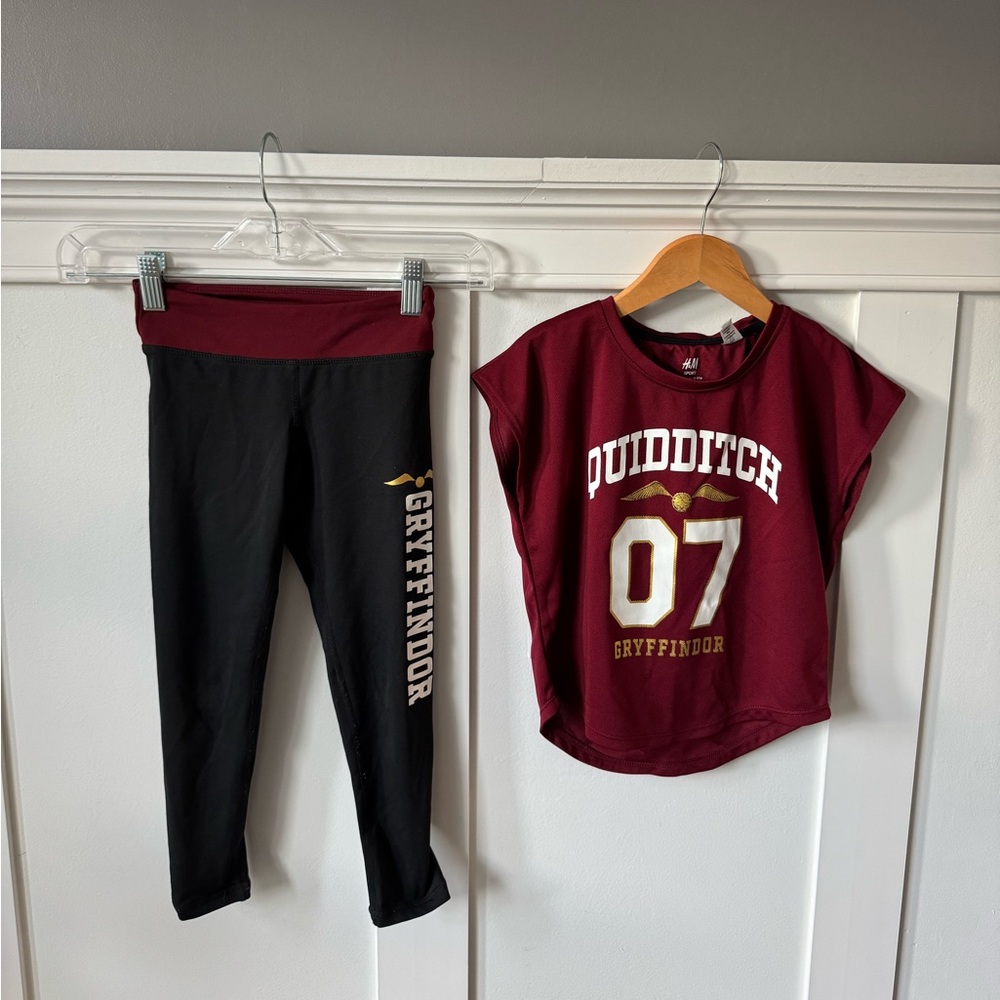 H&M Quidditch Gryffindor Harry Potter Athletic Set
